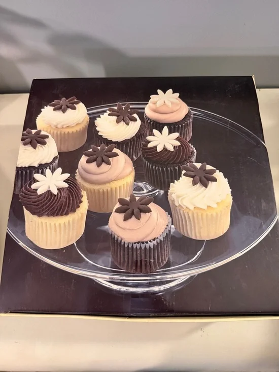 Lenox Crystal Organics Collection Footed Cake Plate - Picture 4 of 8